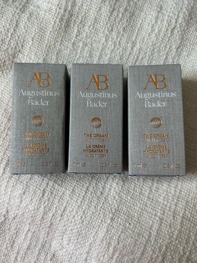Set of 3 New Augustinus Bader The Cream Samples .2oz each